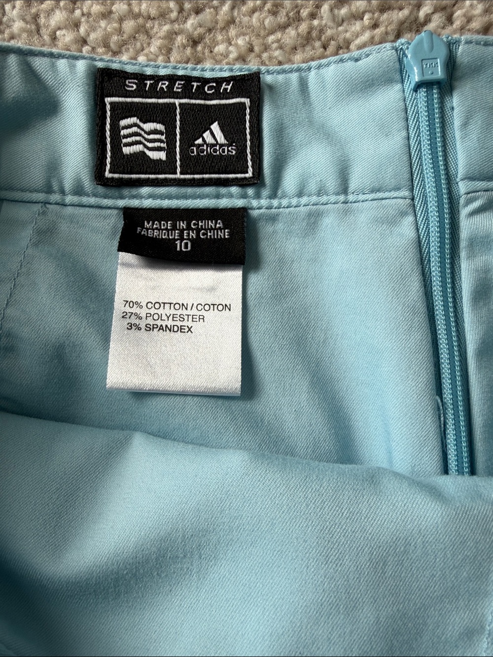 Adidas Stretch Golf Skort in Light Blue 🩵 - Picture 4 of 5